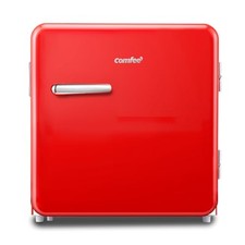 Comfee' RCD50RE2RT(E) kleiner Kühlschrank, 47 Liter, Retro-Design