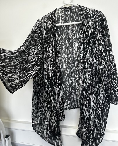 Yours kimono schwarz - kimono, weiß
