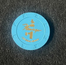 Flamingo Hotel & Casino * 1$ Poker Chip Jeton * Las Vegas * Strip * Boulevard