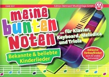 Meine bunten Noten für Klavier, Keyboard u.a. - Kinderlieder Bd. 1