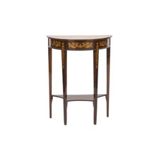 Konsolentisch Holz Nussbaum 70Cm Vintage Eingangs Möbel