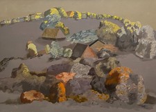 Franz Lenk Signiertes Original Gemälde Neue Sachlichkeit - Landschaft Schwaben