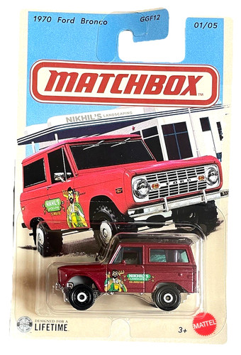 Matchbox 1970 ford bronco 5 - ford, 1/5