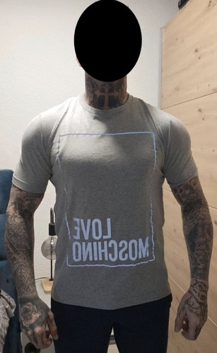 Love moschino shirt grau - moschino, gr.l