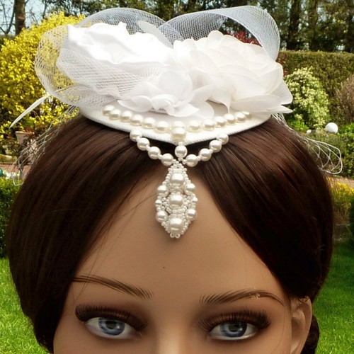 Braut fascinator kopfschmuck - braut,
