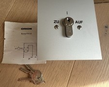 Orion Schlüsselschalter Unterputz 127 mit Schlüssel PZ Schaltbild Neu OVP