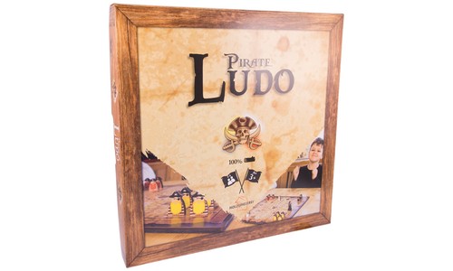 Piraten ludo aus holz - ludo,