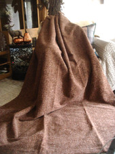 Ein Luxus Traum Dekoschals Vorhang Boucle 170x229 Set Braun Zimt