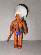 ?Maxi Ei , Kinderfreude "Indianer Häuptling" mit Axt  & Speer Original !!!??