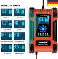 12V/24V Profi Intelligente Auto KFZ Batterie Ladegerät Impuls Reparatur AGM/GEL