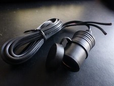 Auto- u. Lkw-Zigarettenanzünderdose Buchse Einbau Steckdose 12V/24V  Kabel 1,8m