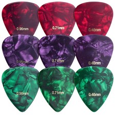9x Gitarren Plektrum