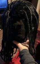 Perücke Wigmeup Karneval Dreadlocks Rasta Reggae Rastafari schwarz lang
