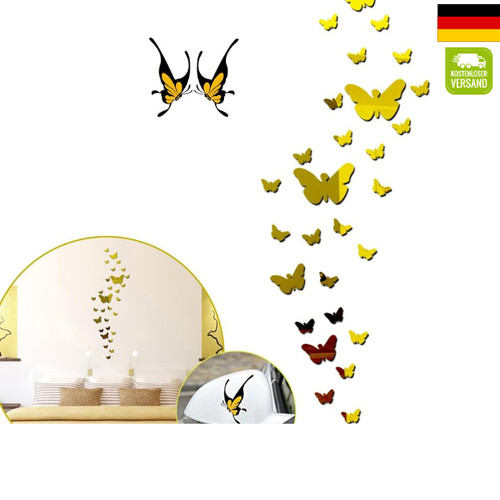 Schmetterling wandtattoo 36 - schmetterling,