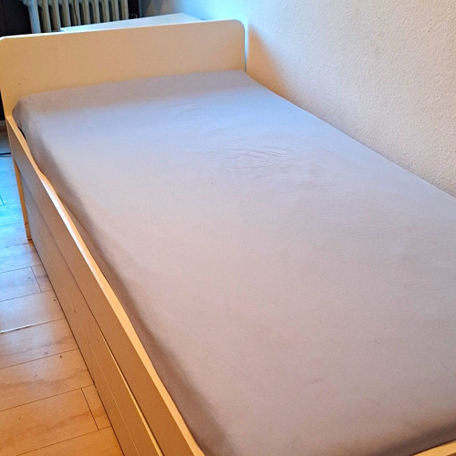 Ikea bettrahmen holz weiß - holz, mit