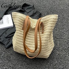 Handgewebt Geflochten Stroh