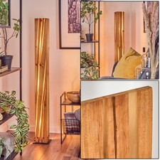 HOFSTEIN Gaden Stehlampe Standleuchte Standlampe Stehleuchte Bodenlampe Holz