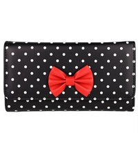 Damen Retro Geldbörse Polka