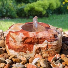 Gartenbrunnen Flat-Rock Regenbogen 20cm