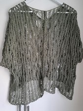 Häkelweste weit, leicht Überzieher Boutique * ELLi * Gr. 1