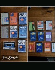 18 alte  Kassetten aus 70er 80er agfa BASF Sammler Magnetband Ferrocolor Sammler