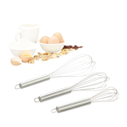 Schneebesen set rostfrei