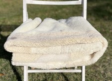 XXL Merino Lammfelldecke