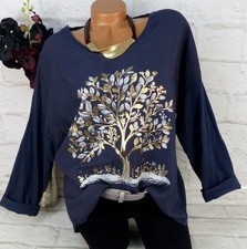 Italy Shirt Tunika Bluse Top