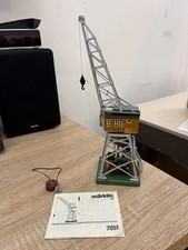 Märklin H0 Kran 7051 guter Zustand Gewartet volle Funktion mit Hebemagnet BDA