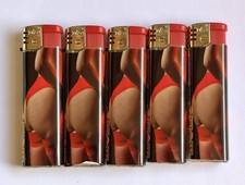 5 Stück Feuerzeuge Girl Frau