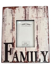 countryfield Fotorahmen Family Vintage Holz Mehrfarbig Bilderrahmen