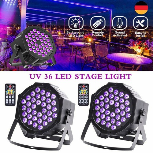 80w 36led schwarzlicht - 2x,