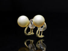 Top Preis Ohrclips Südsee Zucht Perle 585 Gelb Gold 14 Karat Wert 3.600 EUR Deta