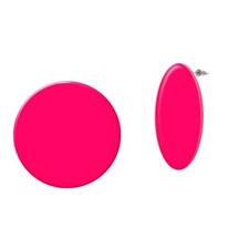 1 Paar große Statement Ohrstecker rund Vintage Retro Scheibe Kreis Ø 55 mm