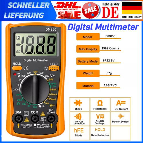 Digital multimeter messgerät - digital,
