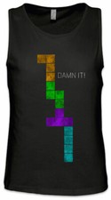 Damn It! Herren Tank Top Nerd Geek Sysadmin Coder Security Analyst IT Lead Gamer