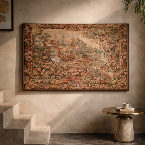 Gobelin wandteppich strickbild - gobelin,