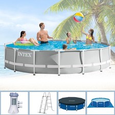 Intex Frame Pool Set Prism Rondo 457x107 cm Swimming Pool Komplettset