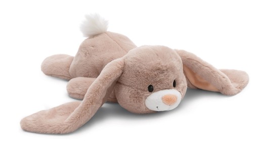 Liegendes kuscheltier hase - kuscheltier,