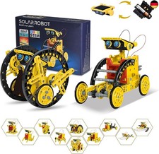 Solar Roboter Spielzeug ab 8 Jahre,OMWay 12-in-1 STEM Experimente für Kinder 