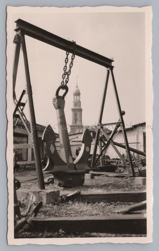Hamburg 1959 blick vom - hamburg,