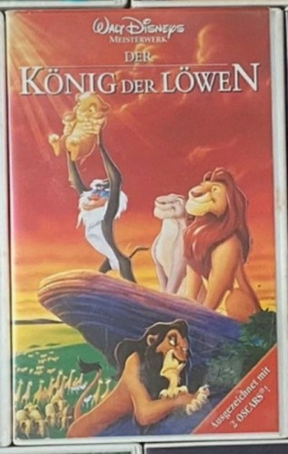 Vhs disney könig der - vhs,