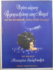 Alexander Steinbrecher, Unter einem Regenschirm am Abend. Lied aus der Burleske