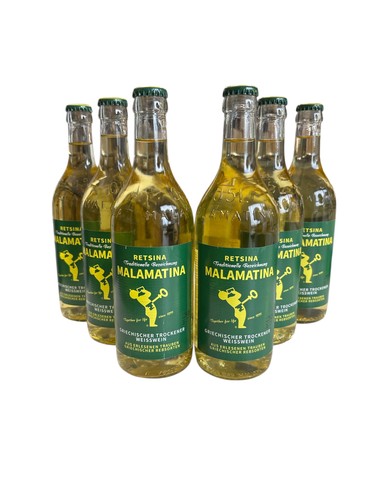 Malamatina retsina flaschen - retsina, 6