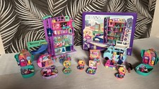 Polly Pocket Konvolut (Mega Mall, Einhorn, Bus, Turnierplatz, Grillplatz, etc.