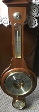  Wetterstation Massivholz Barometer Thermometer Hygrometer analoge