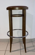 Barhocker von THONET 204 PH Bugholz, Leder