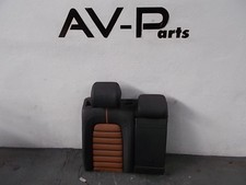VW Passat 3C Limousine Rücksitzbank Rückenlehne Leder schwarz braun Individual