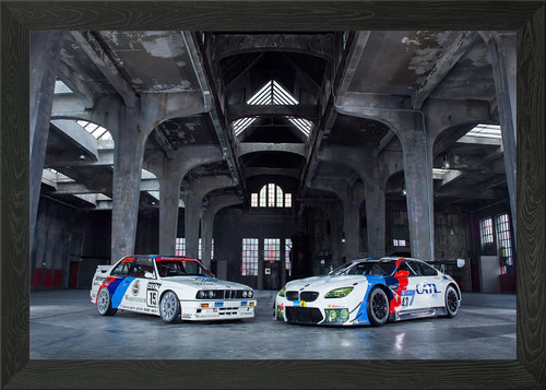 Bmw gerahmtes wandbild - m3,