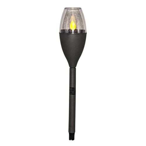 Led solar gartenfackel 37cm - led,